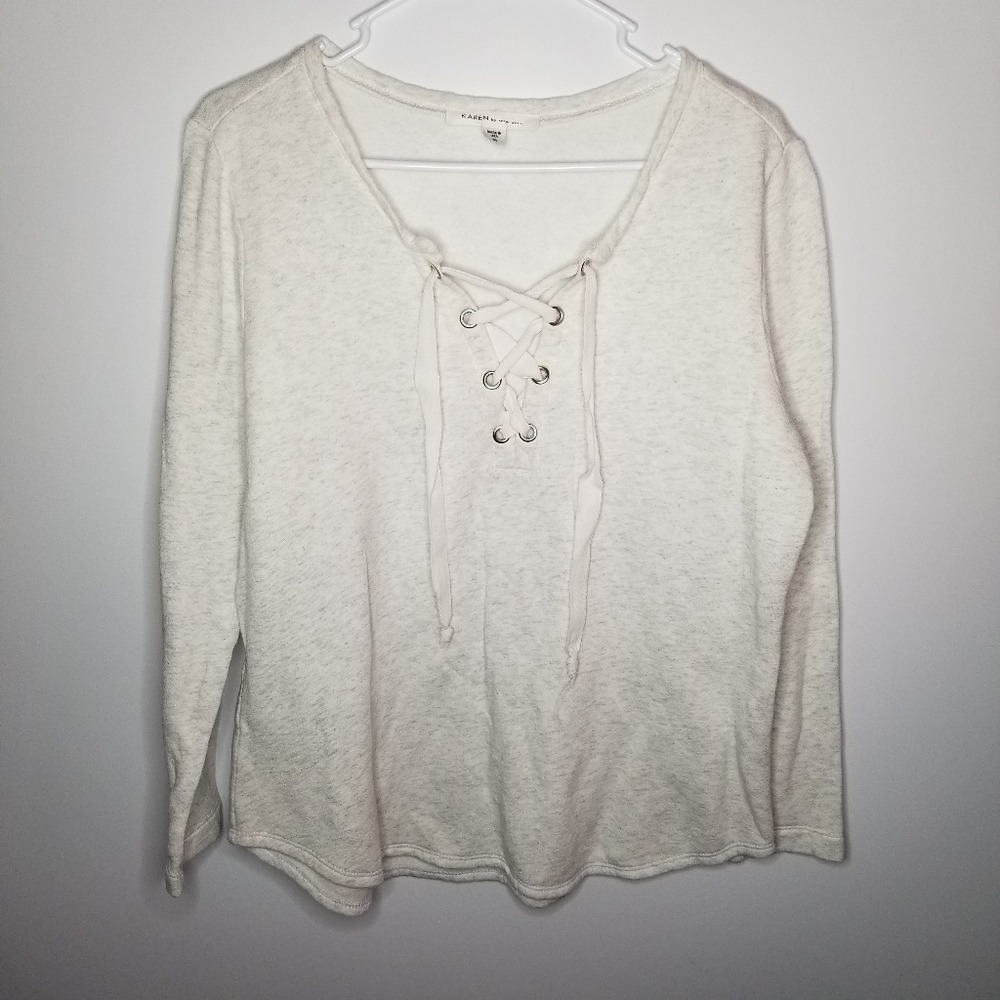 Karen Kane Fleece Sweatshirt Medium